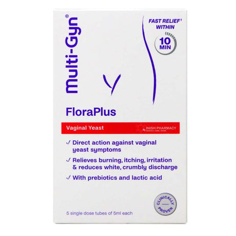 Multi-Gyn FloraPlus 5 Single Dose Tubes – for gentle, everyday feminine health and hygiene