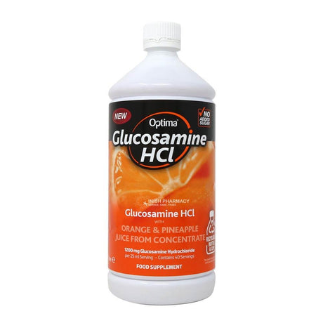 Optima ActivJuice for Joints With Orange & Pineapple HCI 1Ltr – for joint mobility and bone strength support
