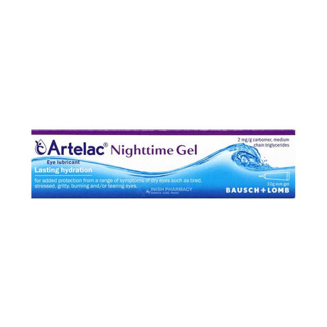 Artelac Nighttime Gel Lasting Hydration For Irritated Dry Eyes 10g – soothes and hydrates dry, irritated eyes