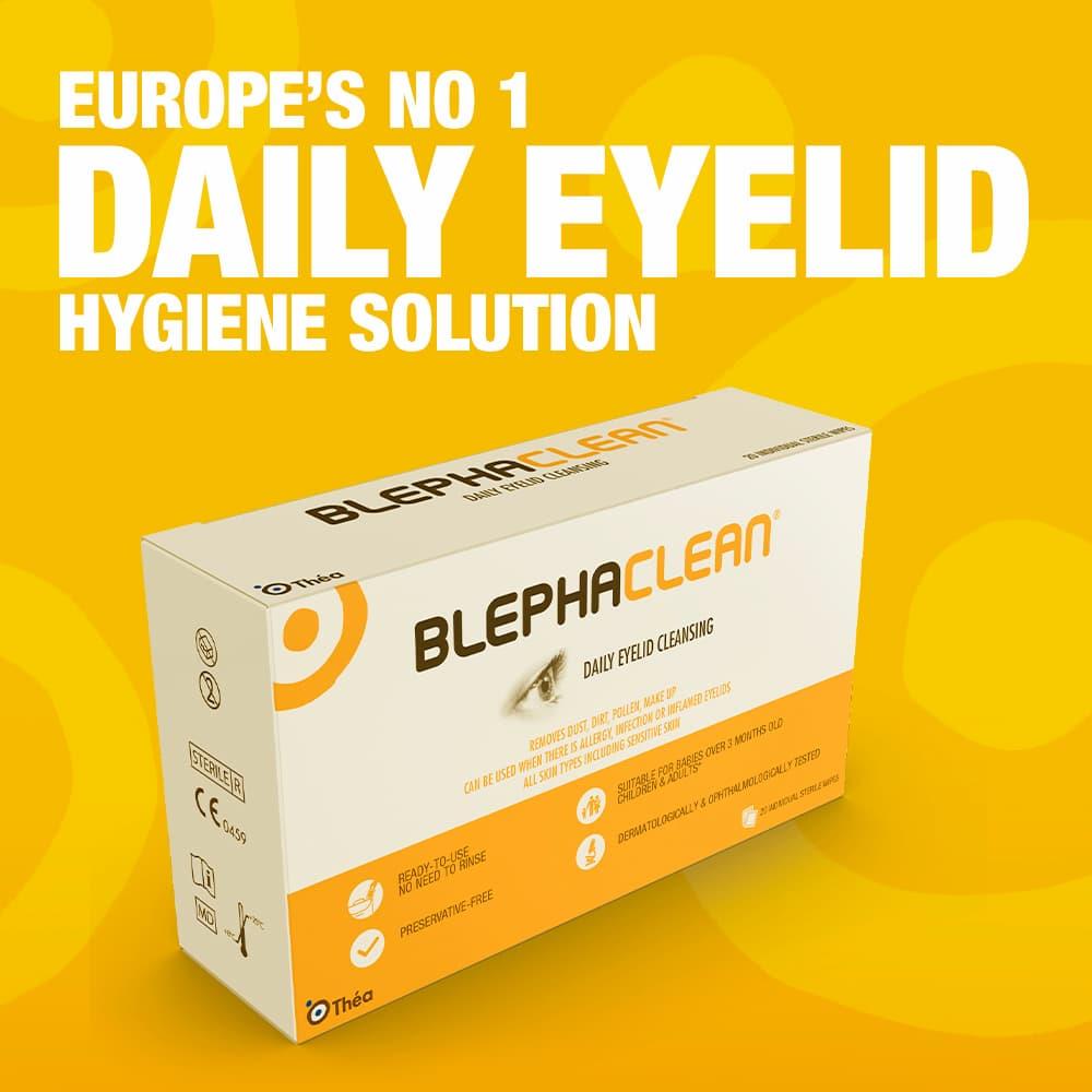Blephaclean Eyelid Cleansing Wipes 20 Pack