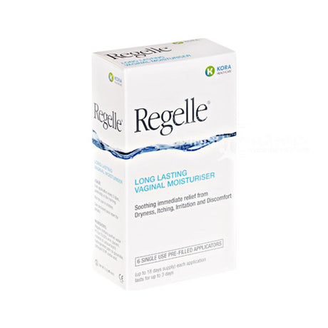 Regelle Long Lasting Vaginal Moisturiser 6 Pre-filled applicators – a clinically tested vaginal treatment