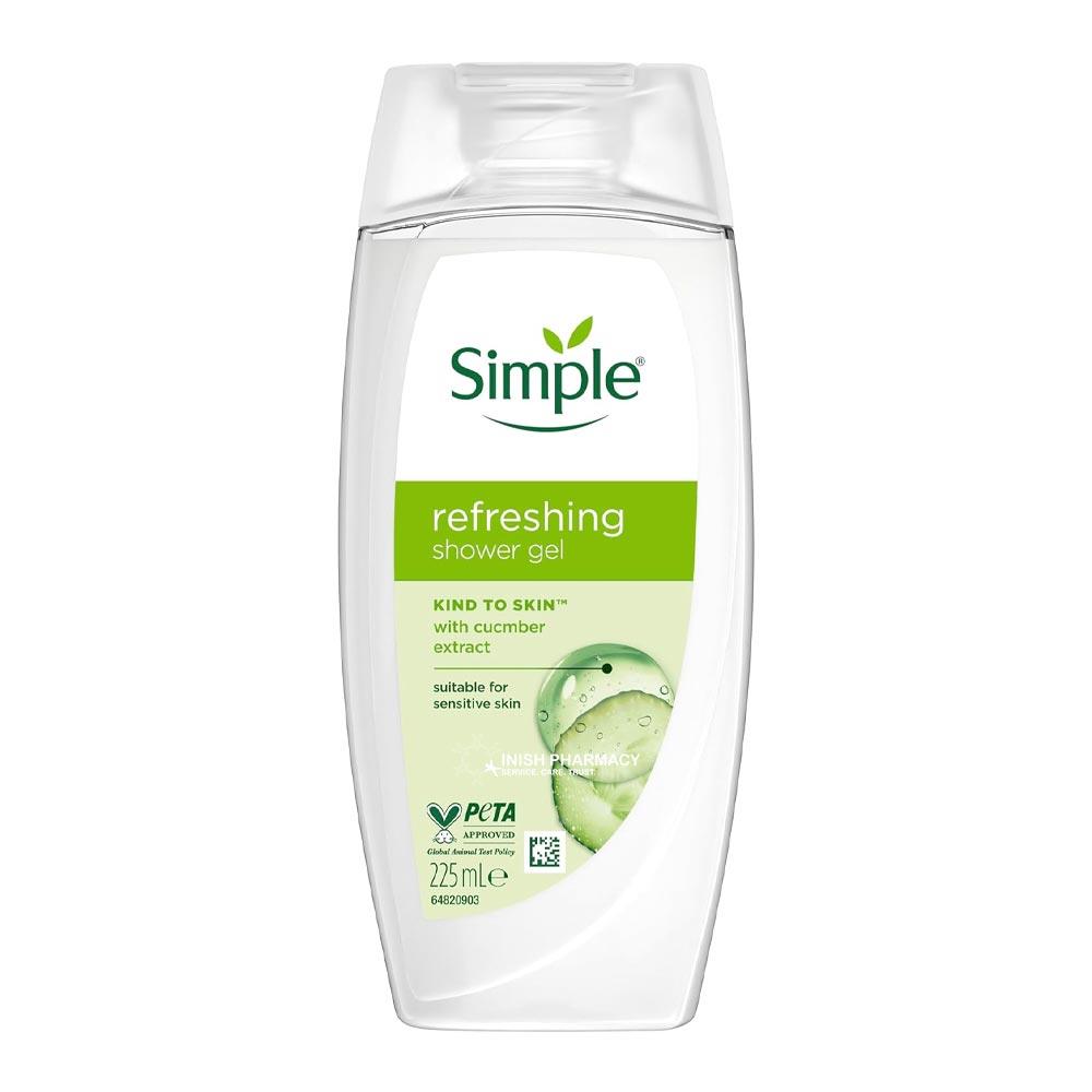 Simple Kind to Skin Refreshing Shower Gel 225ml