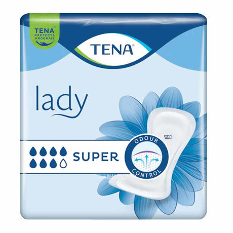 Tena Lady Pads Super 15 Pack – provides discreet, secure incontinence protection
