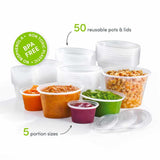 Mummy Cooks Starter Weaning Set 50 Reusable Pots and Lids