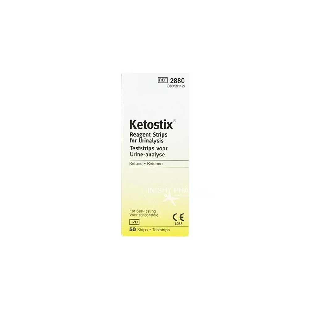 Ketostix Reagent Strips for Urinalysis 50 Strips