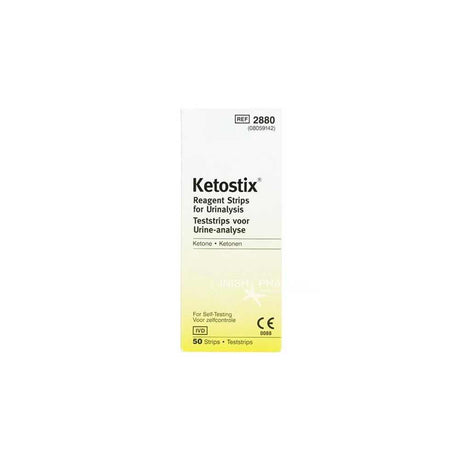 Ketostix Reagent Strips for Urinalysis 50 Strips – for accurate blood glucose monitoring