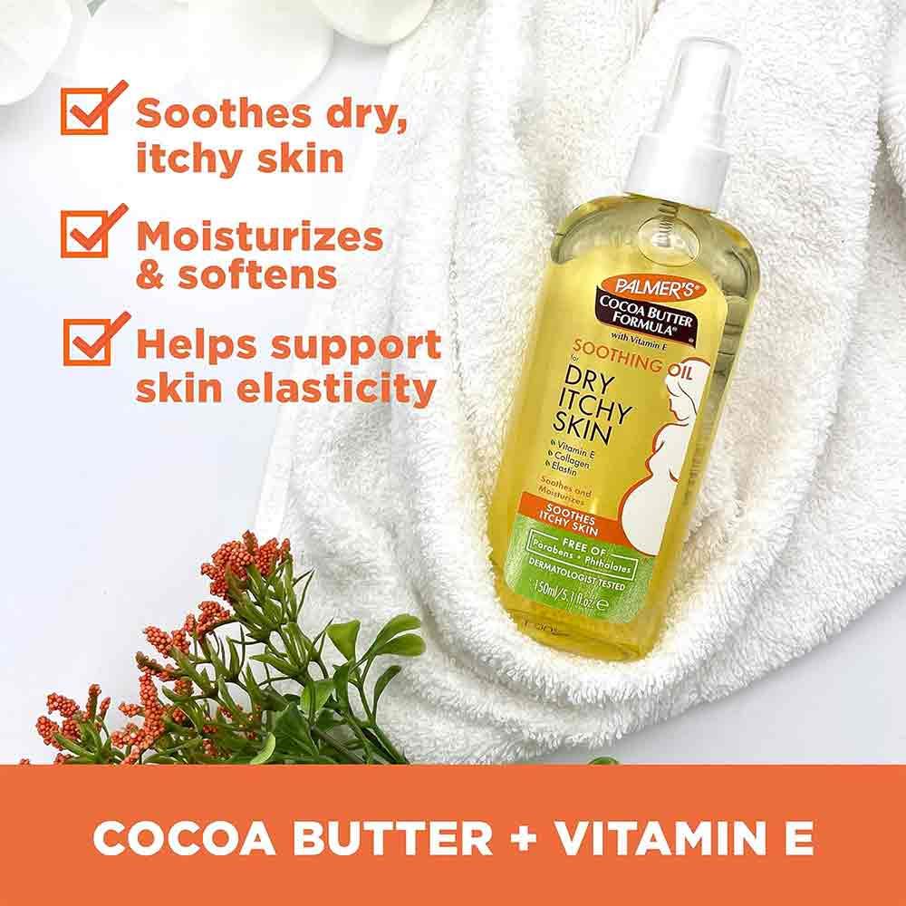 Palmers Cocoa Butter Soothing Oil Dry Itchy Skin 150ml