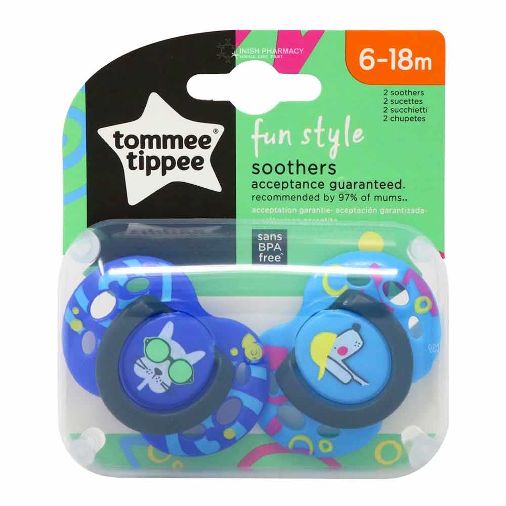 Tommee Tippee Closer To Nature Fun Style Soothers 6-18m – a natural-feel feeding bottle for newborns and babies