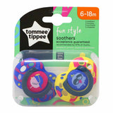 Tommee Tippee Closer To Nature Fun Style Soothers 6-18m