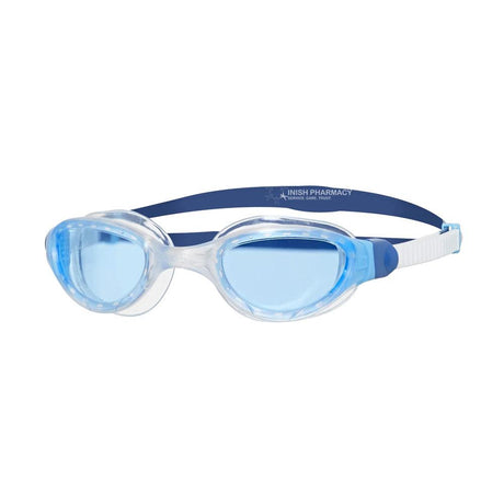 Zoggs Goggle Predator Blue/White - Regular – for pool and open-water swimming performance