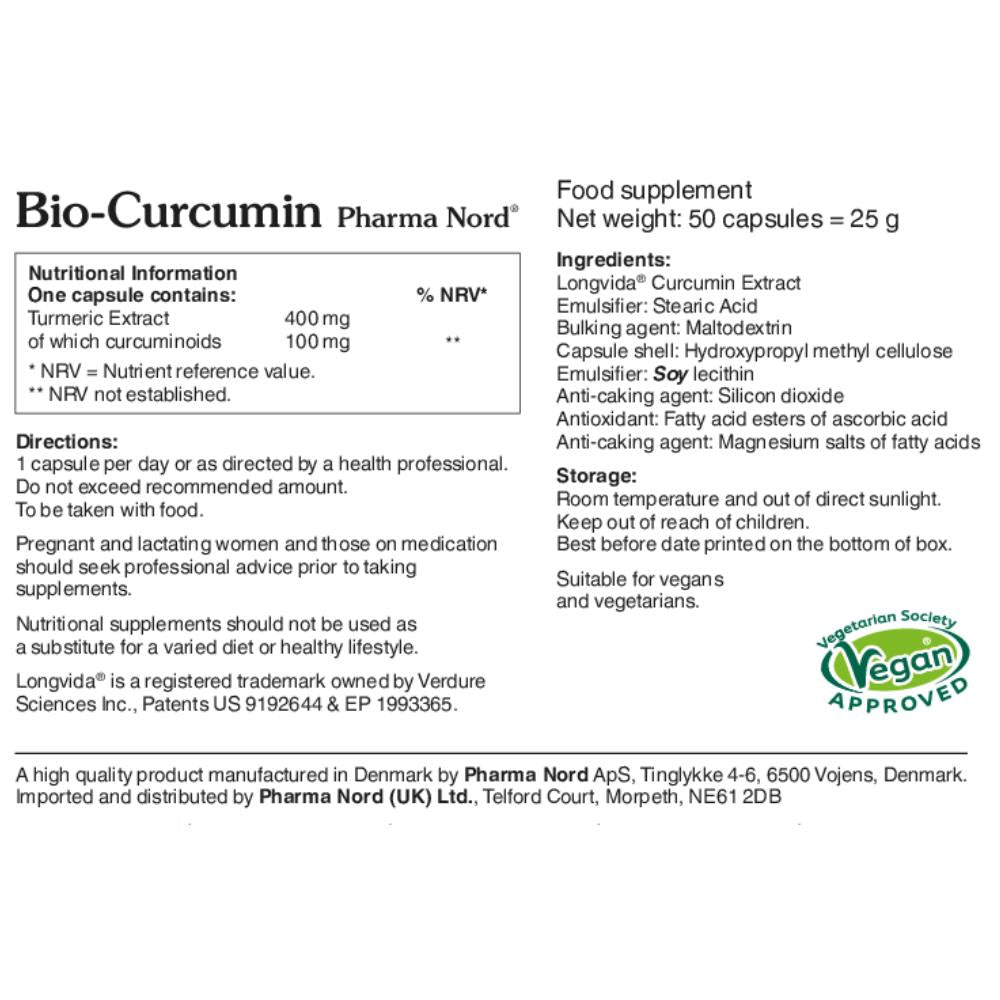Pharma Nord Bio Curcumin 50 Capsules