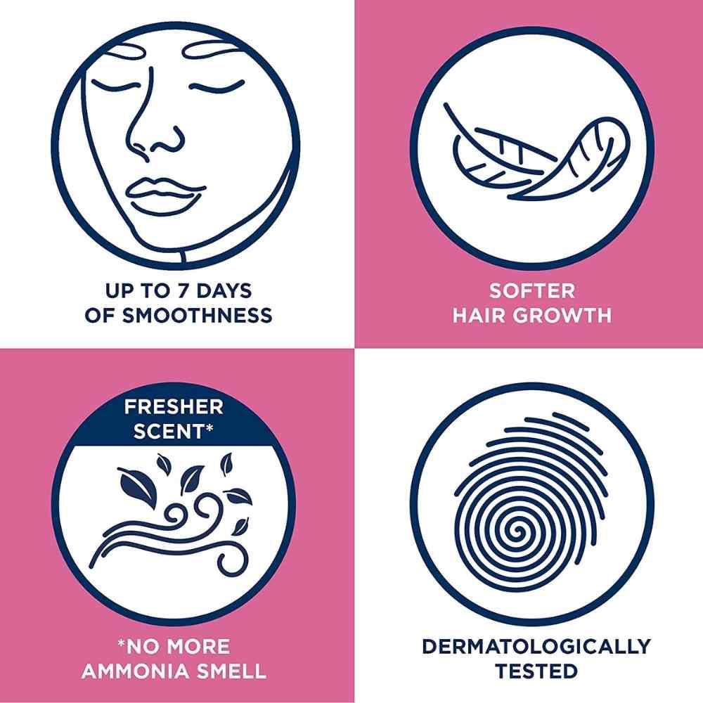 Veet Pure Inspirations Face Hair Removal Kit For Sensitive Skin 2 x 50ml