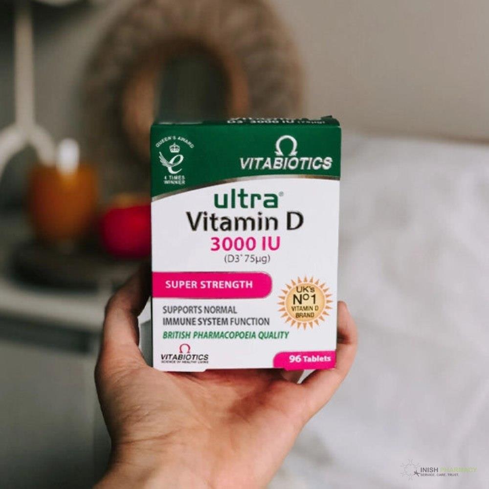 Vitabiotics Ultra Vitamin D3 3000iu Super Strength 96 Pack