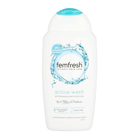 Femfresh Ultimate Care Active Fresh Wash 250ml – for gentle, everyday feminine health and hygiene