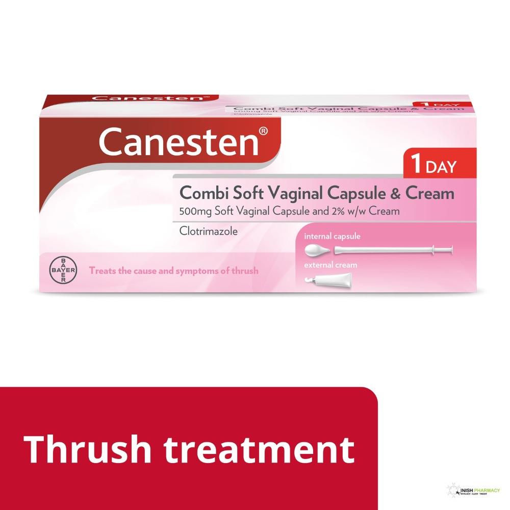 Canesten Combi Soft Vaginal Capsule & Thrush Cream