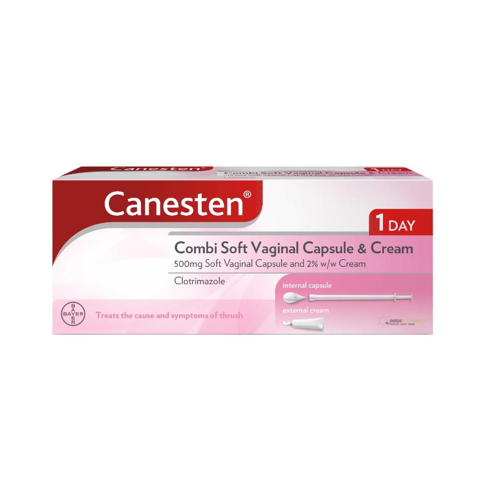 Canesten Combi Soft Vaginal Capsule & Thrush Cream