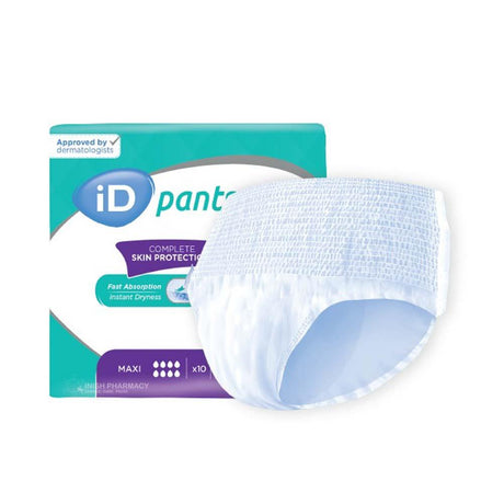 iD Pants Maxi Large 10 Pack – provides discreet, secure incontinence protection