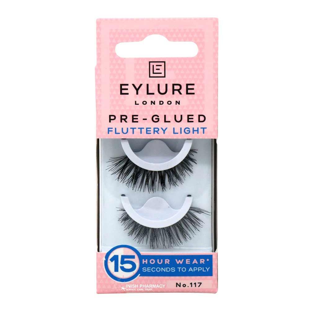 Eylure Pre-Glued Fluttery Light Lashes No.117