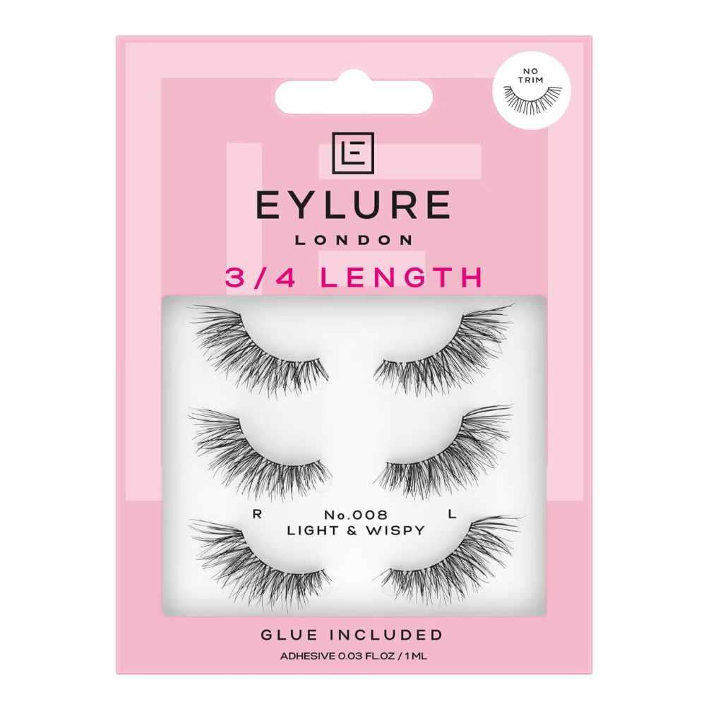 Eylure 3/4 Length No.008 Lashes Multipack