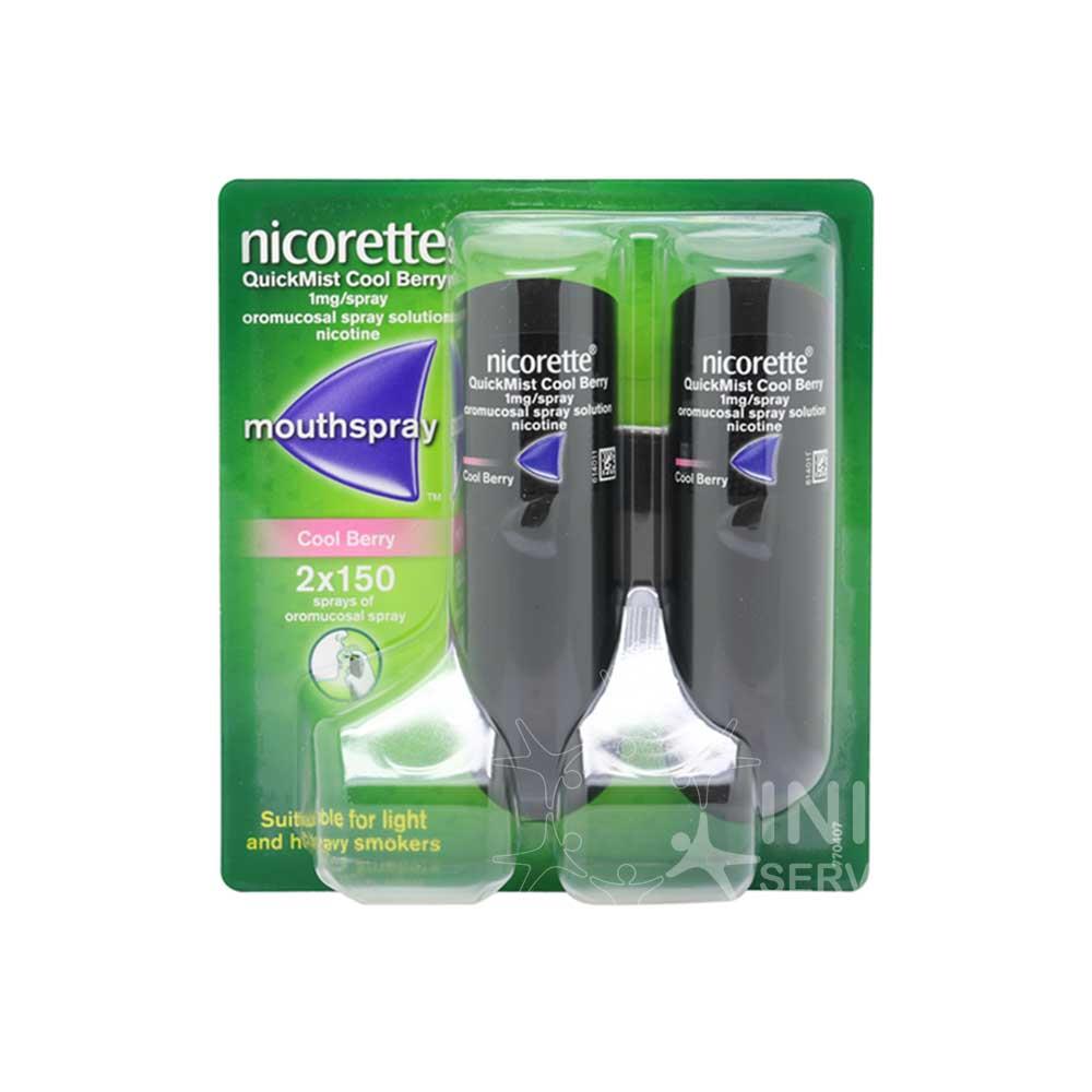 Nicorette QuickMist Berry 2 X 150 Sprays