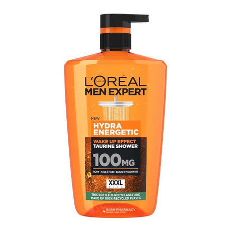 L'Oreal Men Expert Hydra Energy Shower Gel 1000ml – for healthy, well-nourished hair