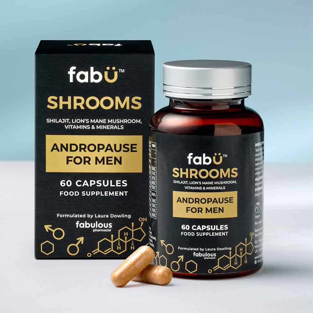 FabU Shrooms Andropause For Men 60 Capsules