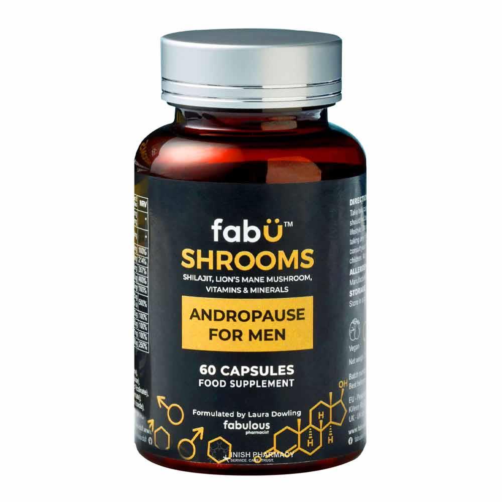 FabU Shrooms Andropause For Men 60 Capsules