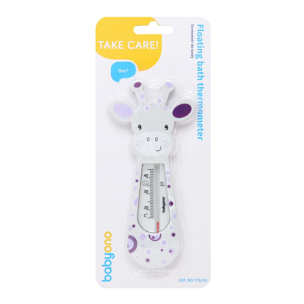 Babyono Floating Bath Thermometer Grey Giraffe