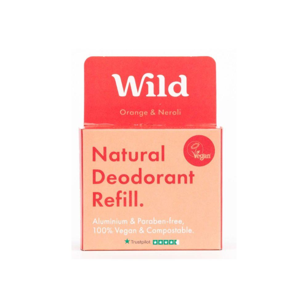 Wild Natural Deodorant Orange & Neroli Refill 40g