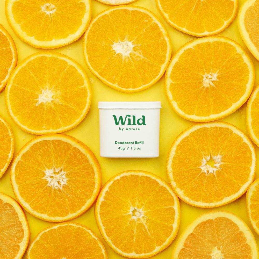 Wild Natural Deodorant Orange & Neroli Refill 40g
