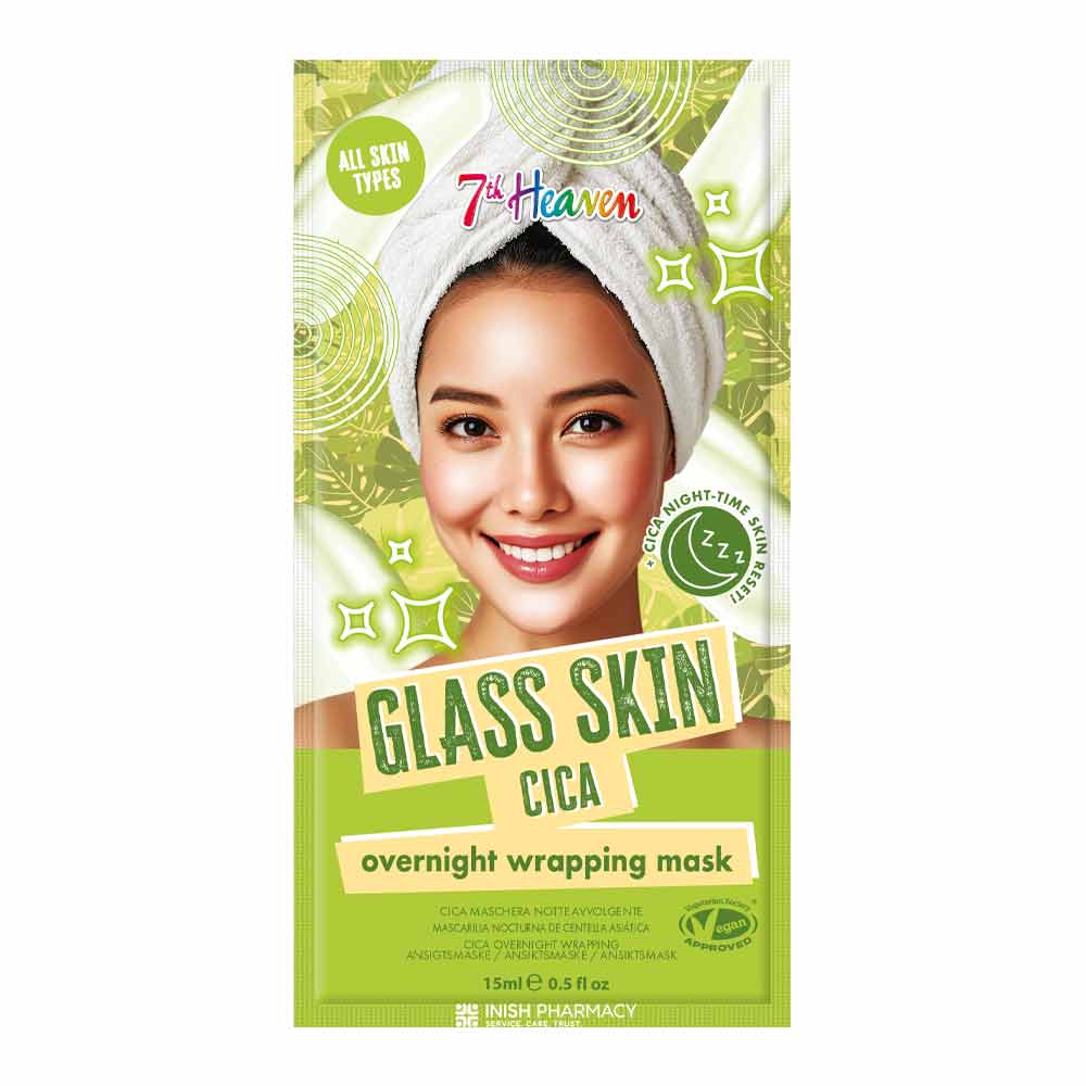 7th Heaven Glass Skin Cica Overnight Wrapping Mask 15ml