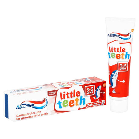 Aquafresh Little Teeth 3-5 Years Toothpaste 75ml – cleans teeth and supports oral health