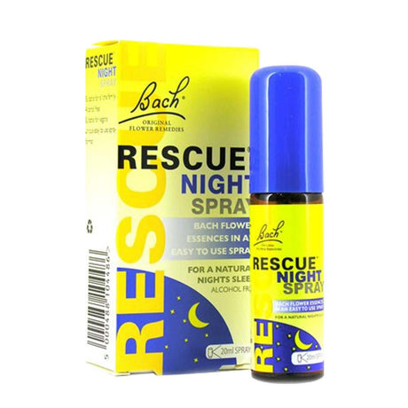 Bach Rescue Night Spray 20ml – Bach Rescue Remedy for emotional balance and calm