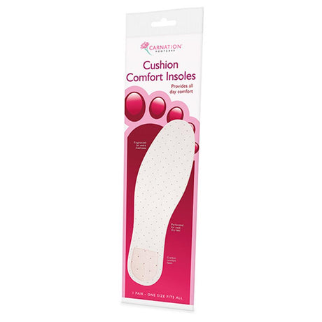 Carnation Cushion Comfort Insoles – for everyday foot care and comfort