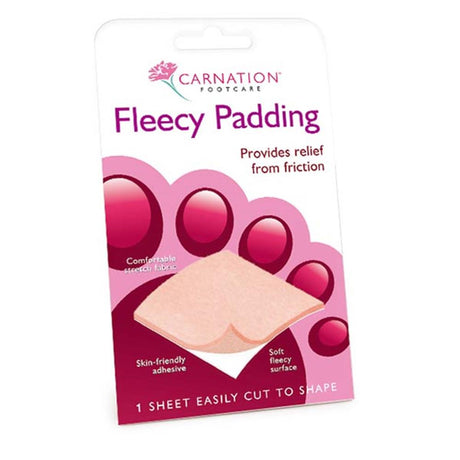 Carnation Fleecy Padding 1 Sheet – for everyday foot care and comfort