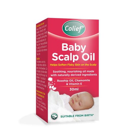 Colief Baby Scalp Oil 30ml – a gentle oil treatment for baby scalp conditions