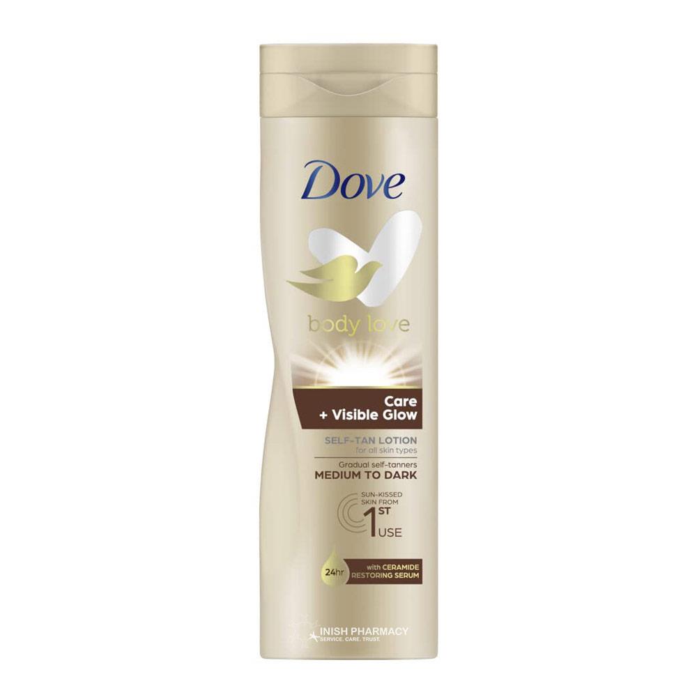 Dove Summer Glow Nourishing Lotion Med To Dark Skin 250ml