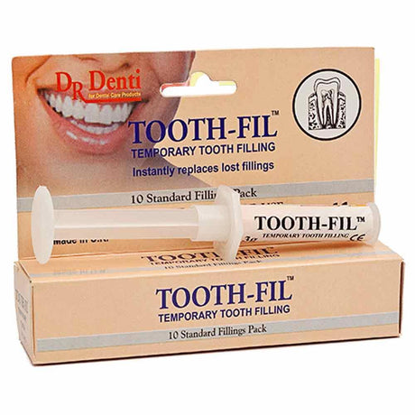 Dr Denti Tooth-Fil 10 Standard Fillings Pack – supports healthy gums and prevents gum disease