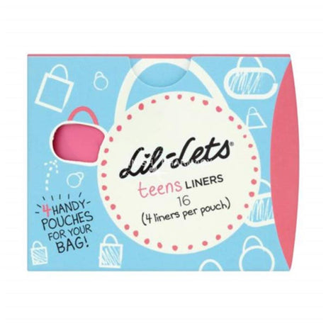 Lil-lets Teens Liners 16 Pack – slim, discreet liners designed for teens