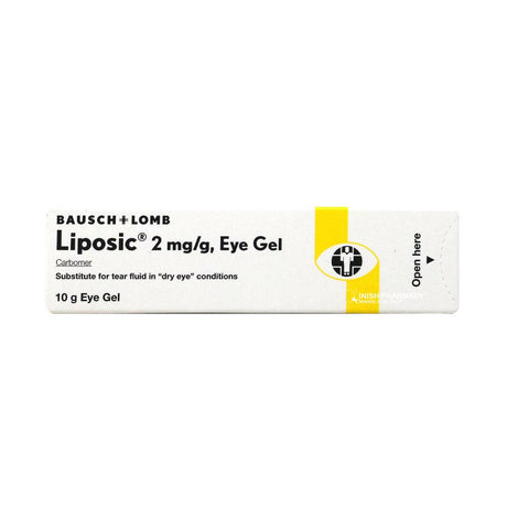 Liposic Eye Gel 10g – soothes and hydrates dry, irritated eyes