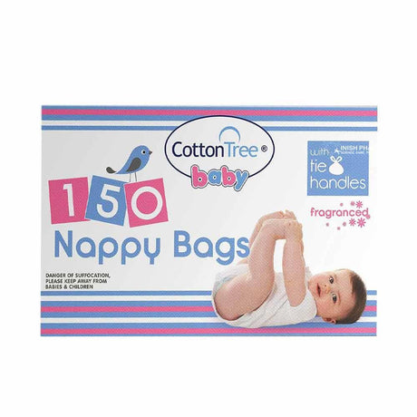 CottonTree Nappy Bags 150 Pack – a trusted essential for mother and baby care