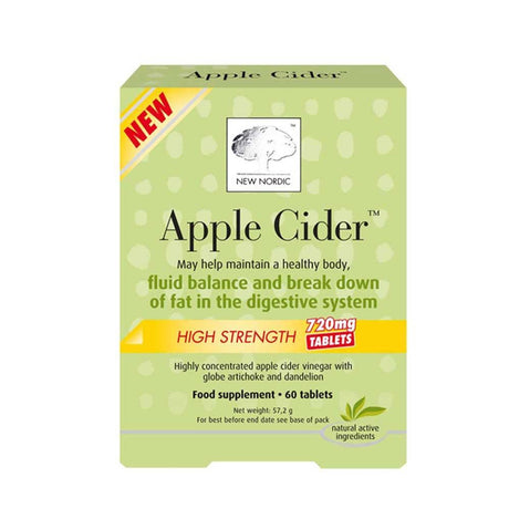 New Nordic Apple Cider High Strength 720mg 60 Tablets – to support everyday health and wellbeing