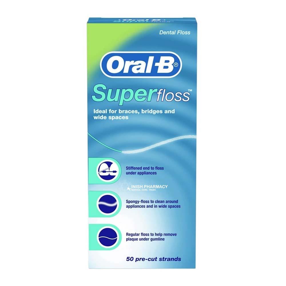 Oral B Superfloss 50 Pre-Cut Strands