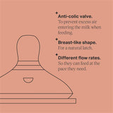 Tommee Tippee Natural Start Teats 6m+ Fast Flow 2 Pack