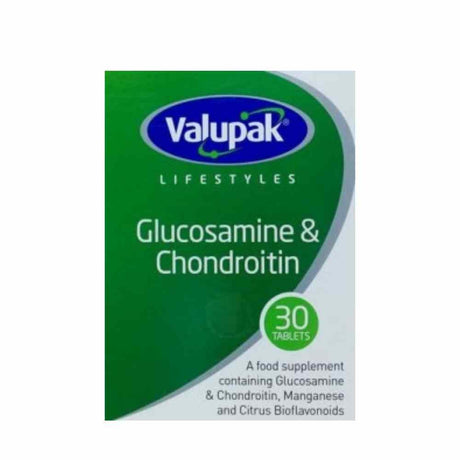 VALUPAK Glucosamine & Chondroitin 30 Pack – glucosamine and chondroitin for joint flexibility