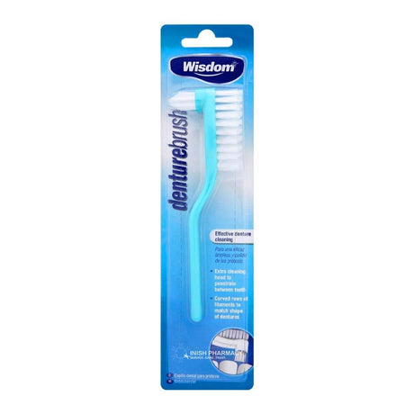 Wisdom Denture Brush – keeps dentures clean and well-fitting