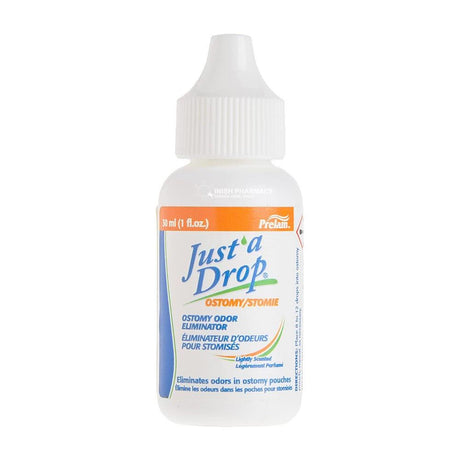 Just A Drop Ostomy Odour Eliminator Lightly Scented 30ml – supports daily ostomy care and hygiene