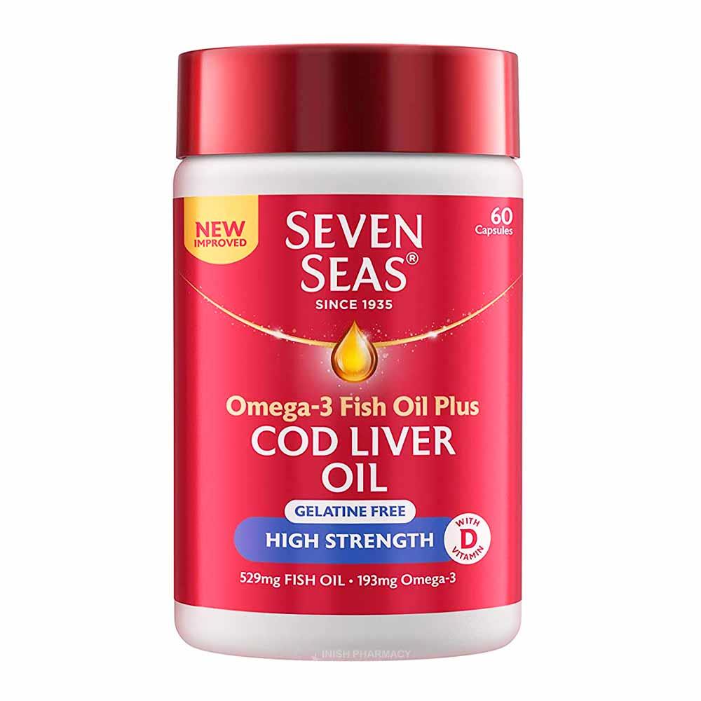 Seven Seas Cod Liver Oil High Strength 60 Capsules