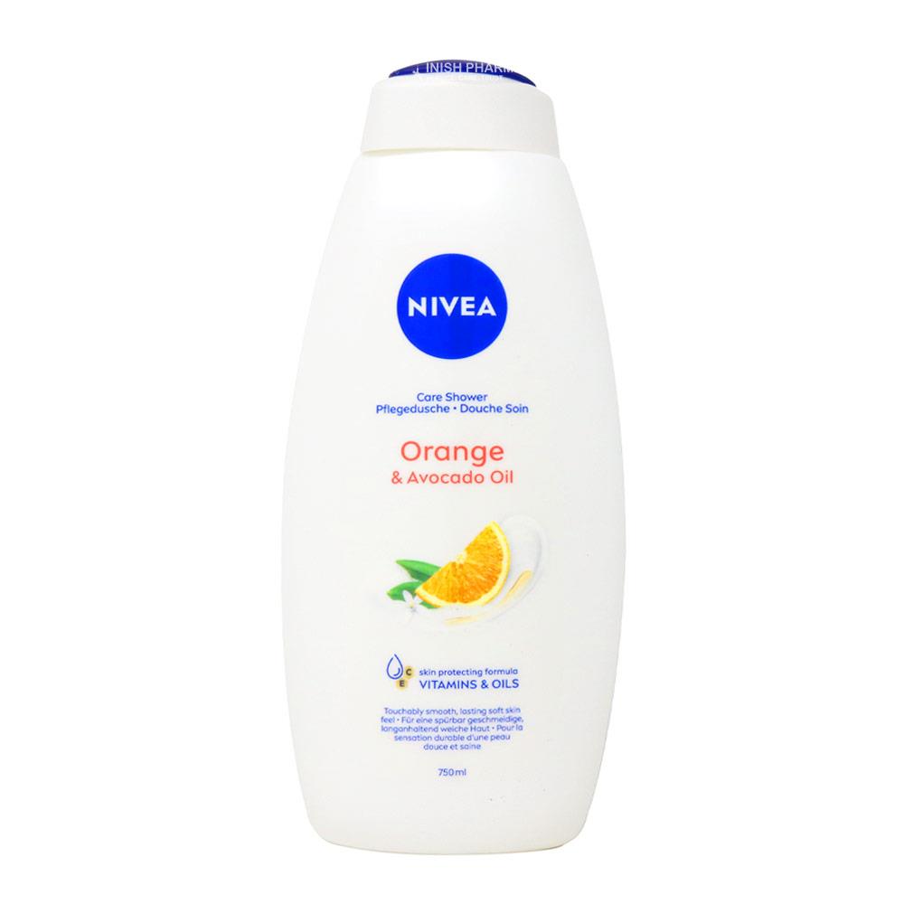 Nivea Shower Orange & Avocado Oil 750ml