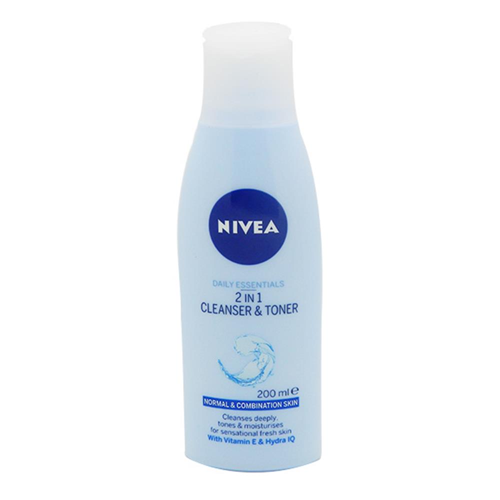 Nivea Daily Essentials 2 in 1 Cleanser & Toner for Normal to Combination Skin 200ml